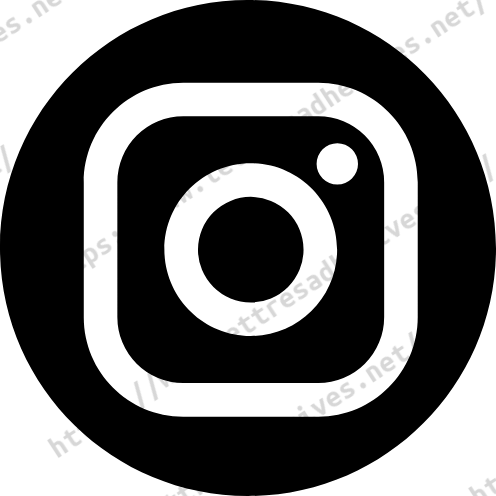 Logo autocollant - modèle Instagram - lettresadhesives